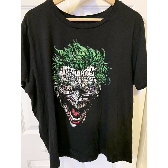 DC Comics The Joker Hahaha Men’s Sz 2XL T-Shirt Black - Picture 3 of 7